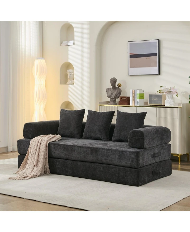 Streamdale Furniture Streamdale Comfy Convertible Folding Mattress Couch