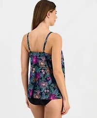 Island Escape Womens Cape Town Underwire Tankini Top Macys Exclusive Bottoms