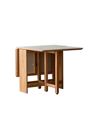 Streamdale Furniture Streamdale Oak Extending Dining Table Rock Slab Top 4-6 People