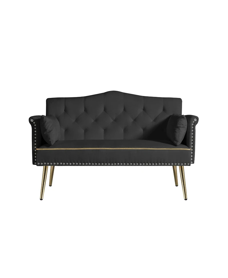 Streamdale Furniture Velvet Loveseat Sofa