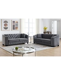 Streamdale 3-seater + 3-seater Combination sofa.Velvet Grey