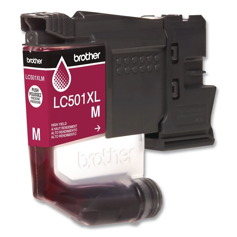 Brother LC501XLMS 500 Page-Yield High-Yield Ink - Magenta