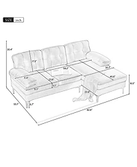 Streamdale Furniture L-Shaped Sectional Sofa