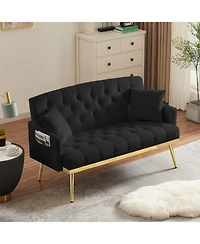 Streamdale Furniture Black 2 Seater Sofa