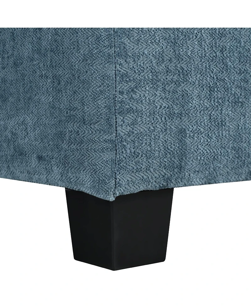 Streamdale Furniture Chenille U-Shaped Sectional Sofa with Adjustable Pillows