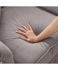 Streamdale Furniture Modern 6-Seat Sofa with Wood Frame & Cushions