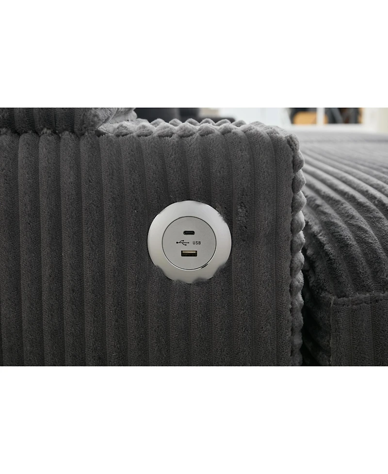 Streamdale Furniture Modular Sectional Sofa Bed Set w/ Storage