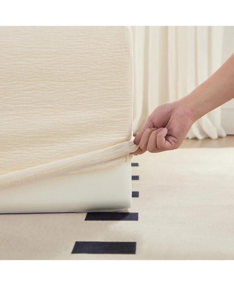 Streamdale Furniture 3-Seat Sofa Lounge Chair - White Polyester