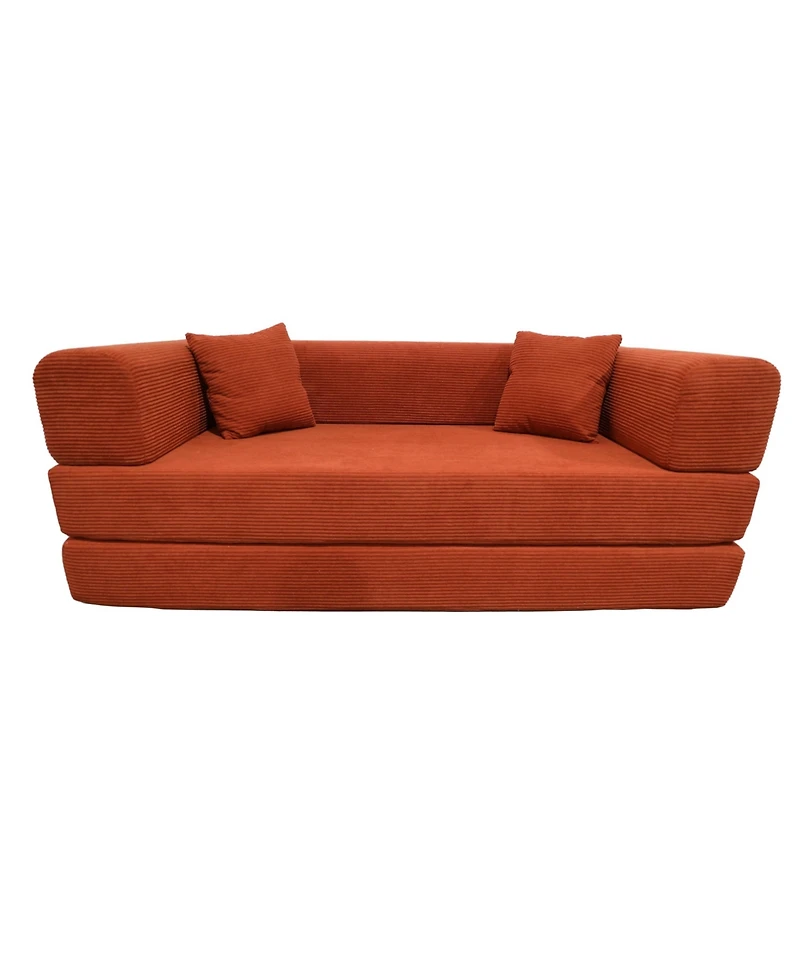 Streamdale Furniture Multifunctional Velvet Sofa Bed