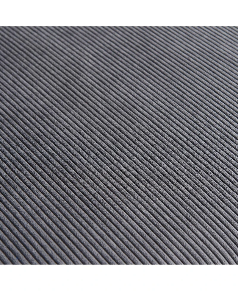 Streamdale Furniture Corduroy Modular Loveseat Sofa - Compact Sectional Couch