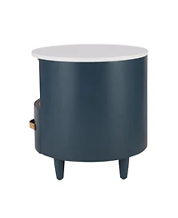 Streamdale Furniture + 1 Pc. Wood Drawer & Shelf Nightstand/End Table