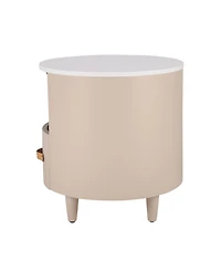 Streamdale Furniture + 1 Pc. + Wood + Drawer & Shelf + Nightstand/End Table