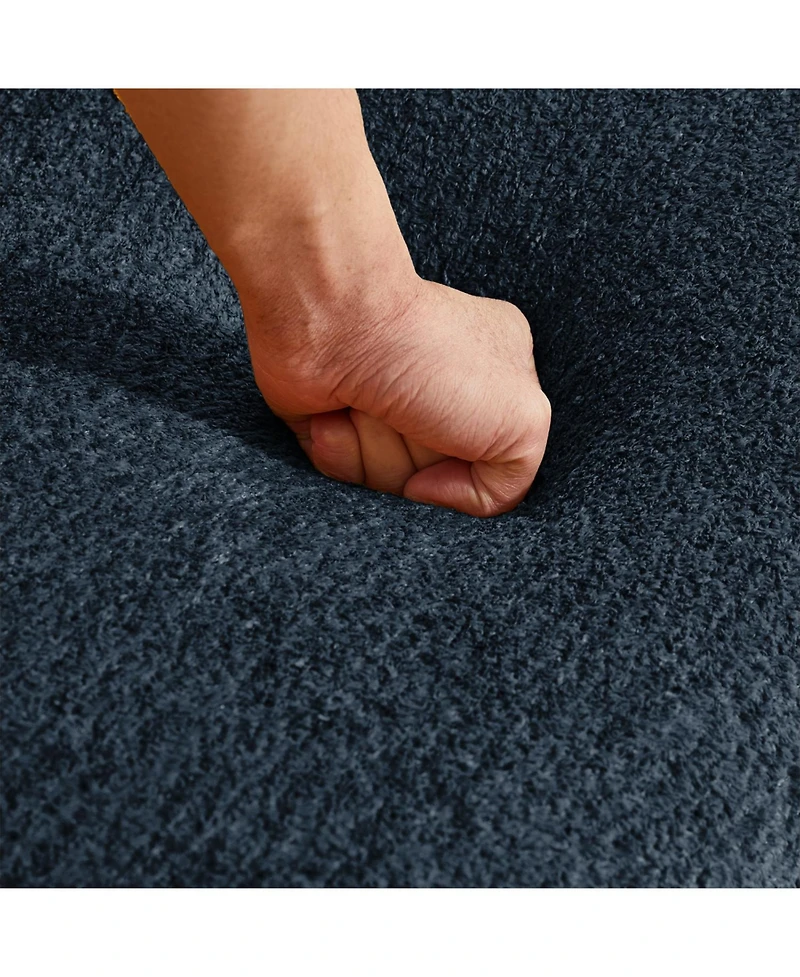 Streamdale Furniture Single Foam Sofa Chair with Footrest & Pillow