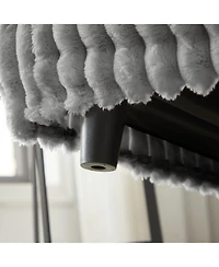 Streamdale Corduroy 4-Seat Sofa, Modern Comfy Cloud Couch with Soft Pillows, Grey