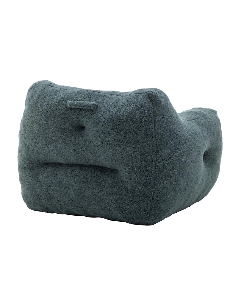 Streamdale Furniture Bean Bag Sofa Chair with Armrests, High-Density Foam, Comfy for Living Room/Bedroom