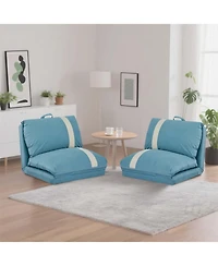 Streamdale Furniture Corduroy Floor Sofa Bed - Adjustable, Foldable, Space-Saving