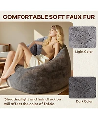 Streamdale Furniture Armrest Bean Bag Chair - High-Density Foam