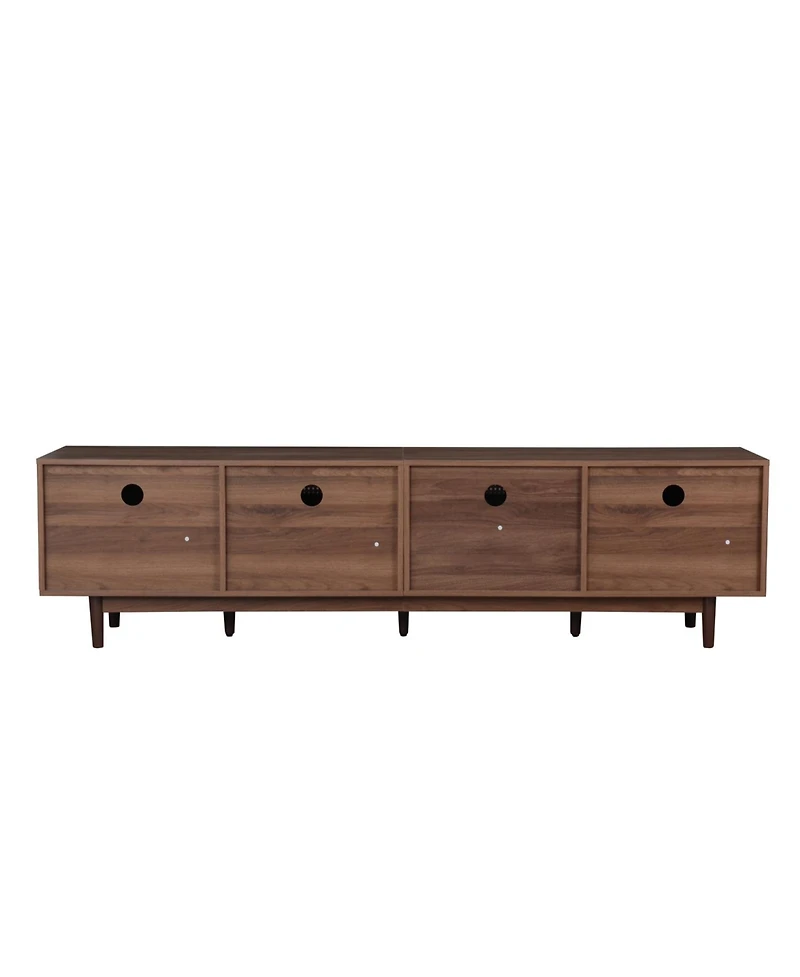 Streamdale Furniture 76" Tv Stand with Drawers for Living Room/Bedroom Modern Chic Entertainment Center