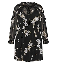 City Chic Plus Amira Print Dress