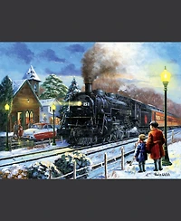 SunsOut Leaving on a Snowy Night 300 piece Jigsaw Puzzle