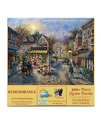 SunsOut Remembrance 500 piece Jigsaw Puzzle for Adults Large Pieces