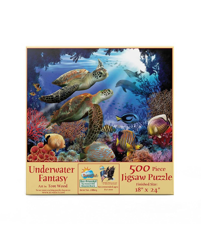 SunsOut Underwater Fantasy 500 piece Jigsaw Puzzle for Adults