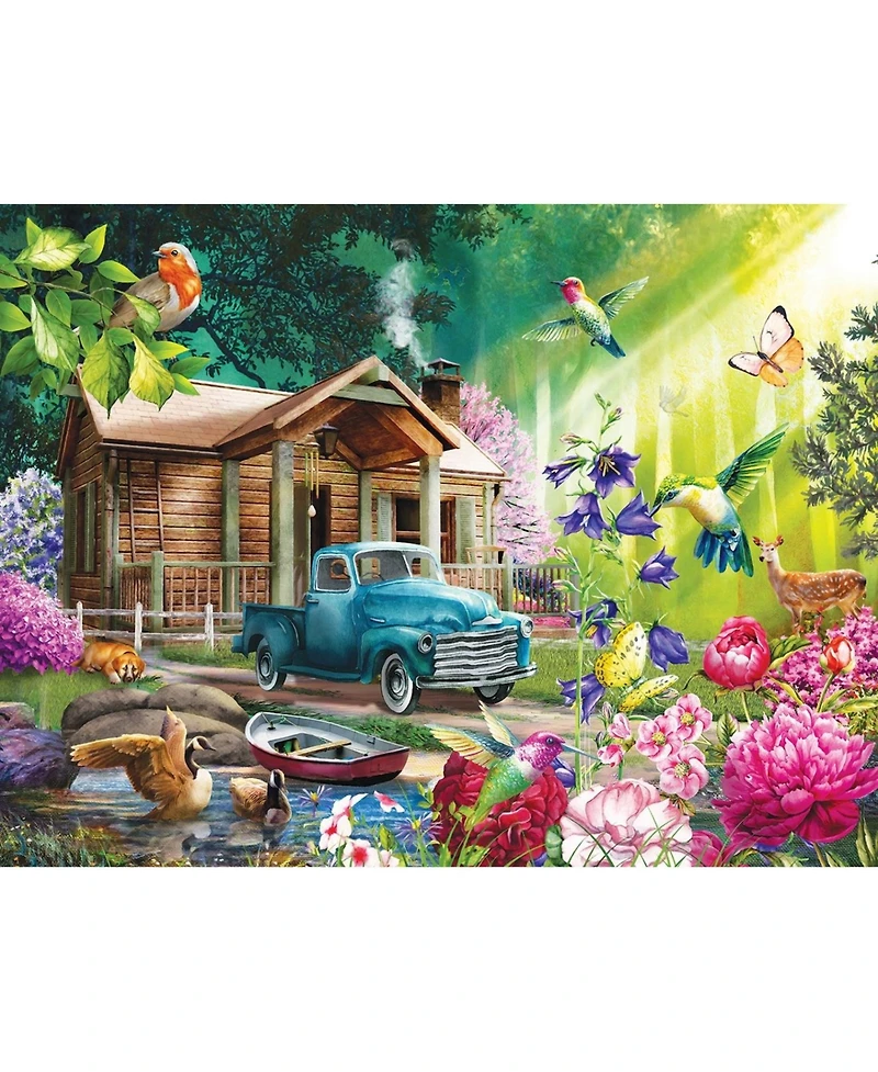 SunsOut Fantasy Cabin 500 piece Jigsaw Puzzle for Adults