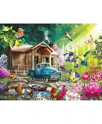 SunsOut Fantasy Cabin 500 piece Jigsaw Puzzle for Adults