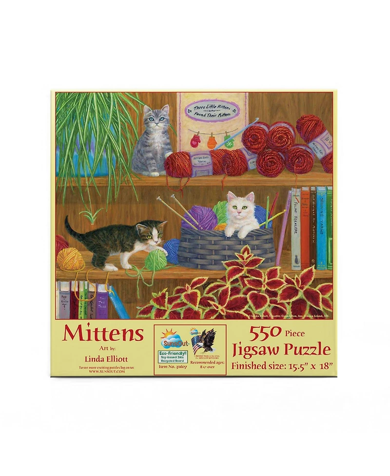 SunsOut Mittens 550 piece Jigsaw Puzzle for Adults