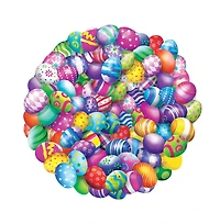 SunsOut Easter Eggs 500 piece Jigsaw Puzzle for Adults Round Easter