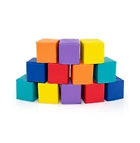 Hongge 12 Piece Soft Foam Building Blocks Set