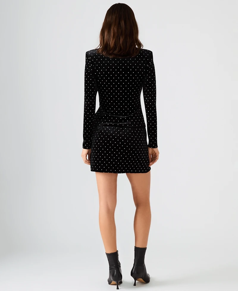 Steve Madden Women's Cindi A-Line Mini Skirt