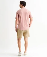 Lucky Brand Mens Short Sleeve Linen Knit Shirtrolling Stones Horse Printed T Shirt Twill 7 Inch Linen Pull On Shorts