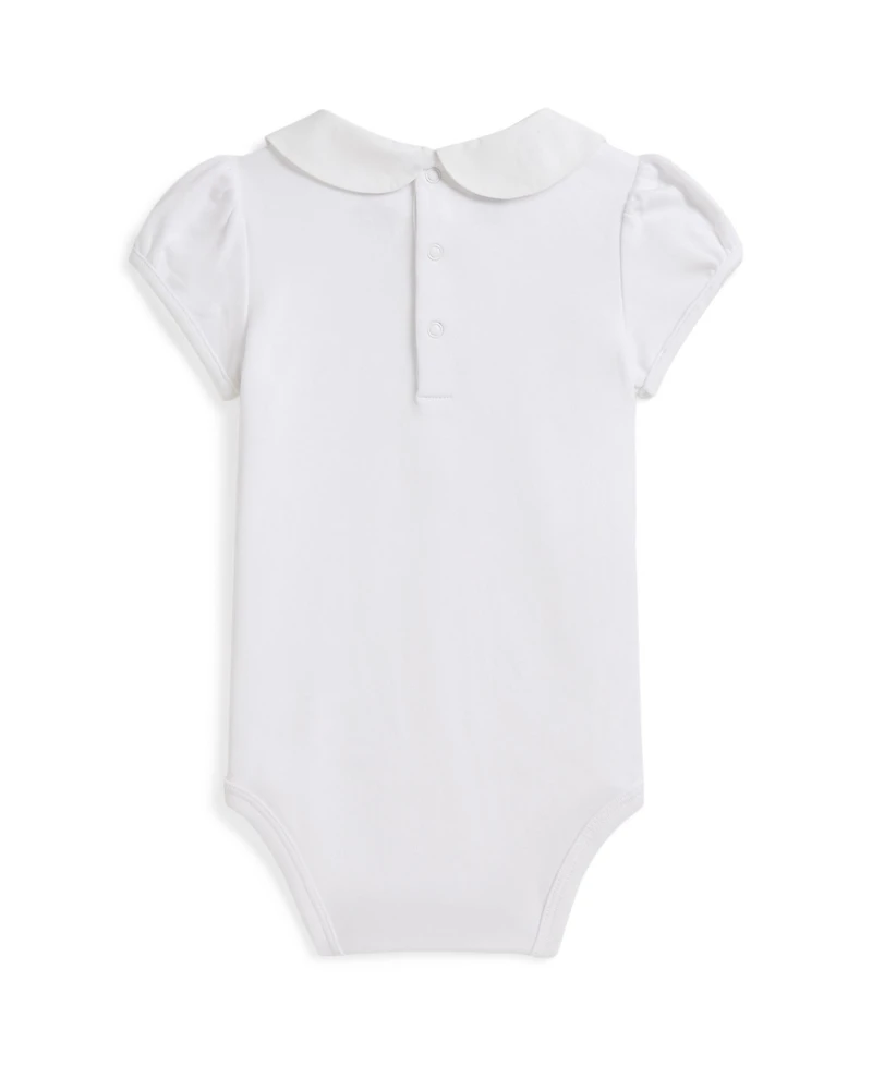 Polo Ralph Lauren Baby Girls' Peter Pan Collar Bodysuit