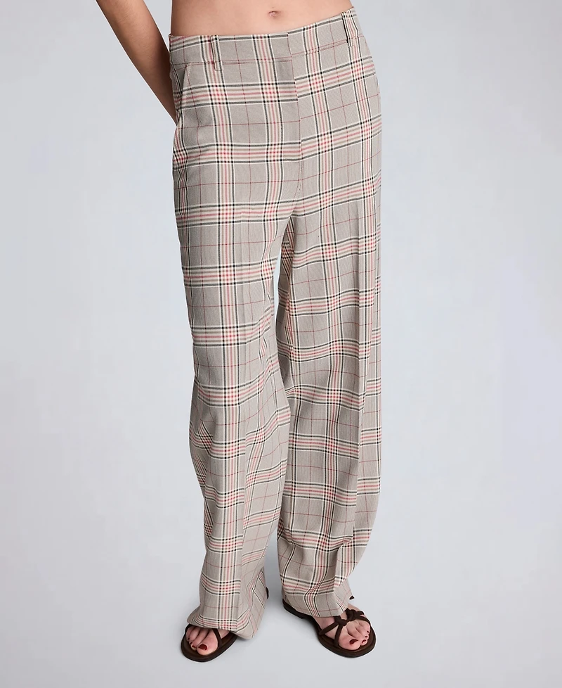 Kenneth Cole Women's High Rise Wide Leg Pants