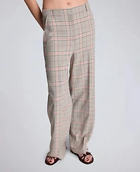 Kenneth Cole Women's High Rise Wide Leg Pants