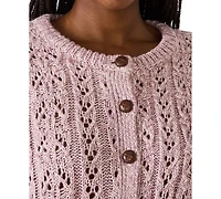 Steve Madden Women's Jordyn Crewneck Cardigan