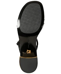 Donna Karan New York Women's Tafeta Multi Band Heeled Sandals