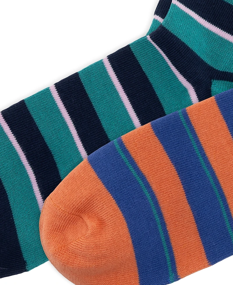 Polo Ralph Lauren Men's Multi Stripe Crew Socks, 2-Pack