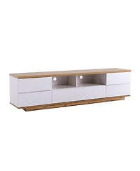 Streamdale 80" Tv Stand with Multi-Functional Storage