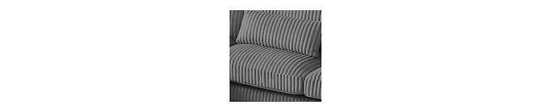 Streamdale 129" U-Shaped Sectional Sofa Corduroy with Chaise