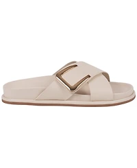 Gc Shoes Women's Buckle Detail Slip-On Sandals