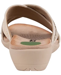 Gc Shoes Women's Woven Detail Slip-On Sandals