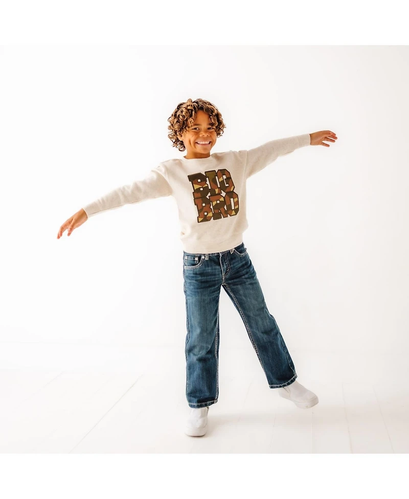 Sweet Wink Boys Bro Camo Patch Sweatshirt