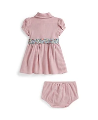 Polo Ralph Lauren Baby Girls' Club Collar Dress and Bloomers