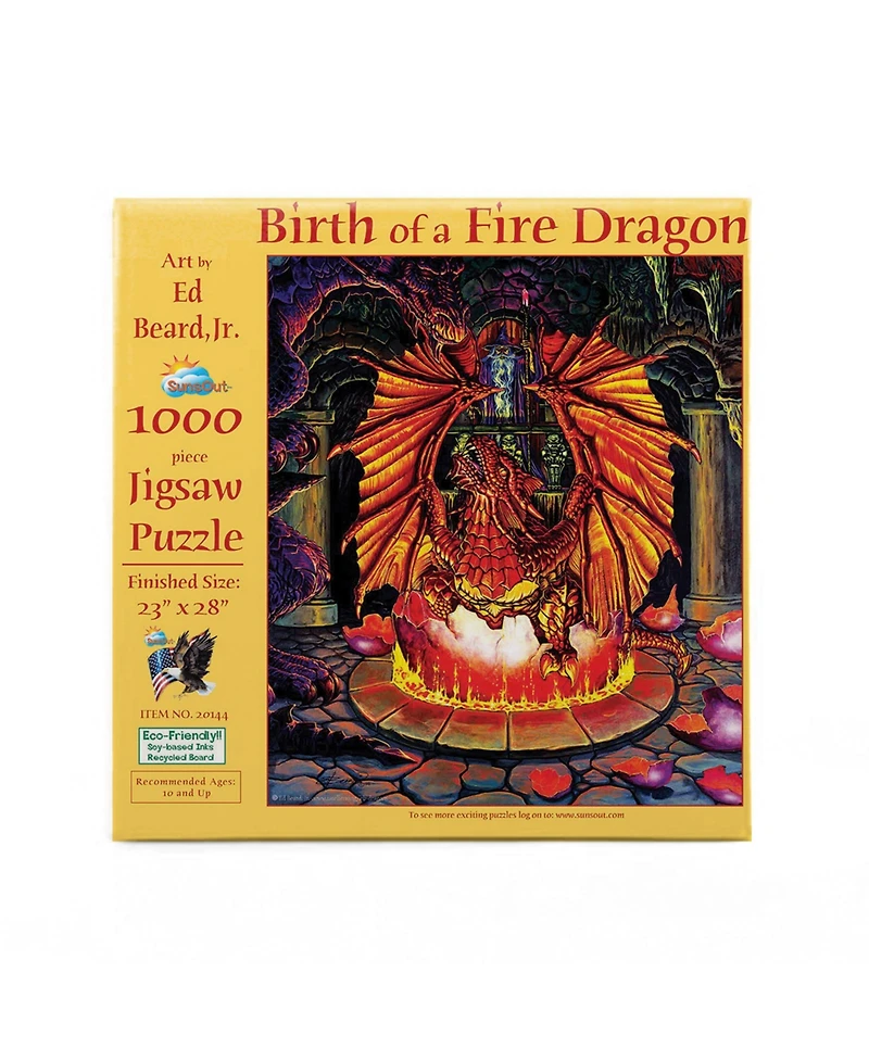 SunsOut Birth of a Fire Dragon 1000 piece Jigsaw Puzzle for Adults