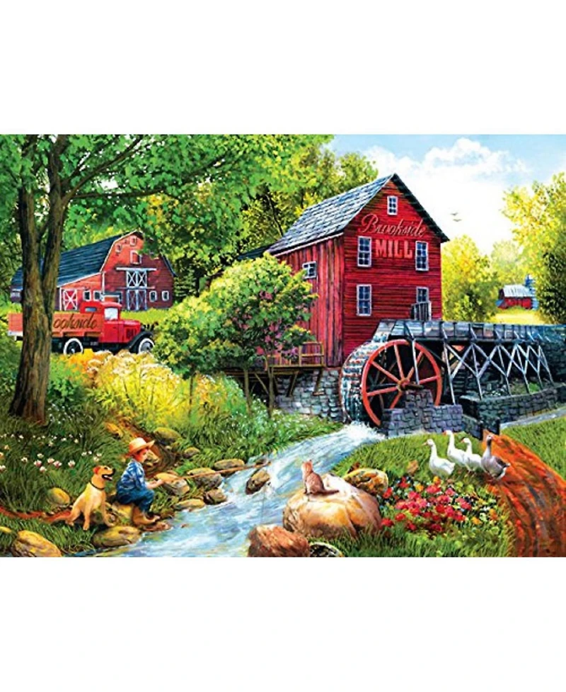 SunsOut Playing Hookey at the Mill 1000 piece Jigsaw Puzzle for Adults
