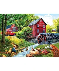 SunsOut Playing Hookey at the Mill 1000 piece Jigsaw Puzzle for Adults