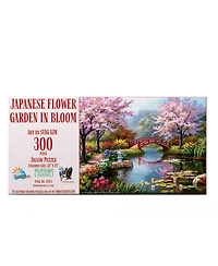 SunsOut Japanese Garden in Bloom 300 piece Jigsaw Puzzle for Adults