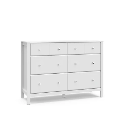 Storkcraft Horizon 6 Drawer Dresser (White)
